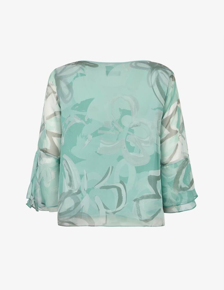 rinascente Elizabeth Ascot Floral chiffon blouse