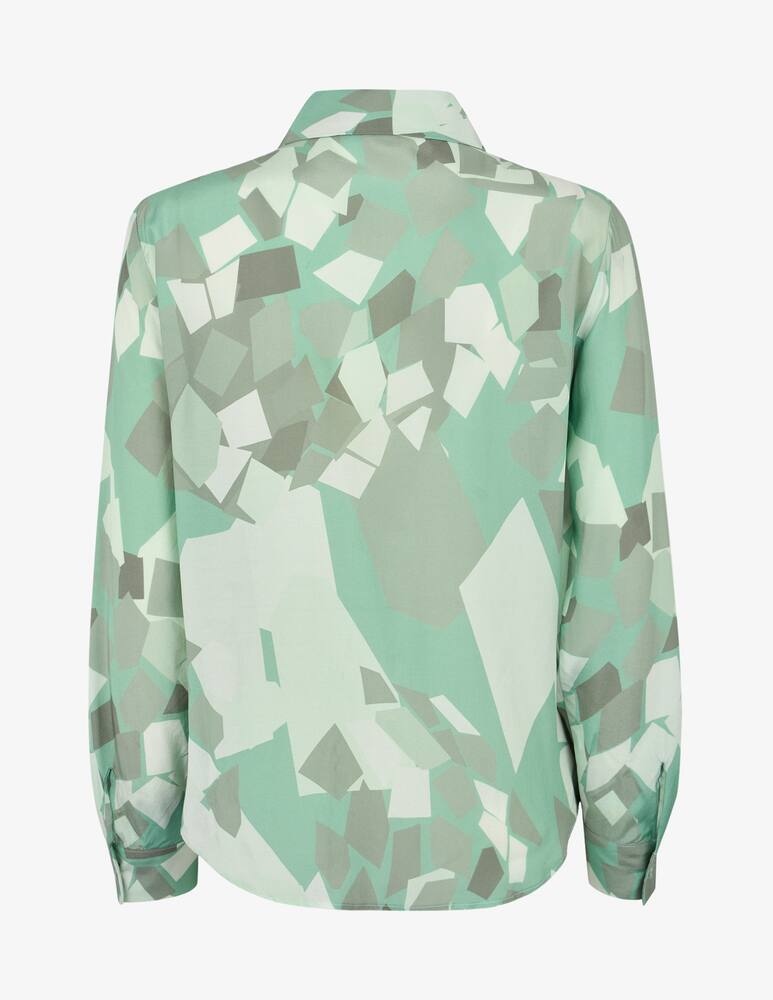 rinascente Elizabeth Ascot Camicia geometrica in viscosa