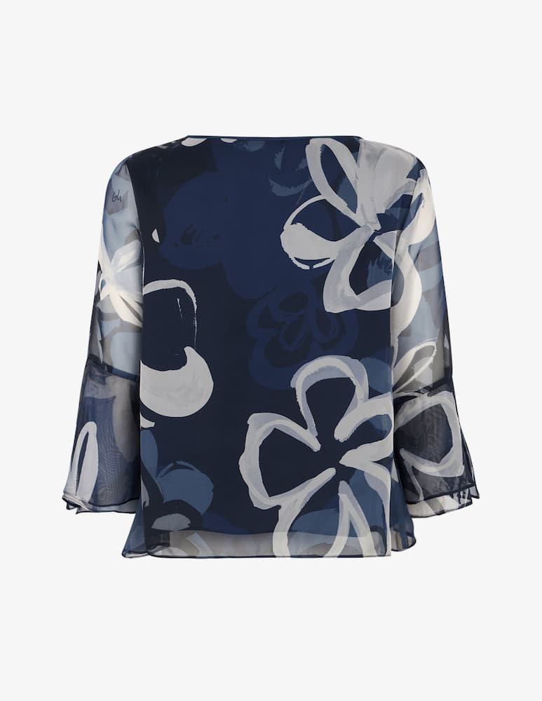 rinascente Elizabeth Ascot Floral chiffon blouse