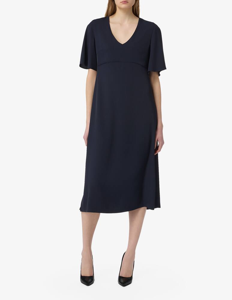 rinascente Elizabeth Ascot Midi flutter-sleeve dress