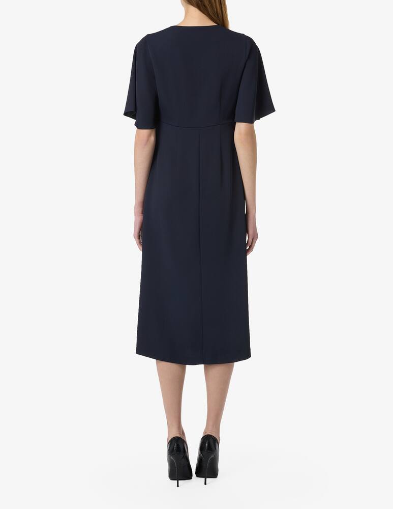 rinascente Elizabeth Ascot Midi flutter-sleeve dress