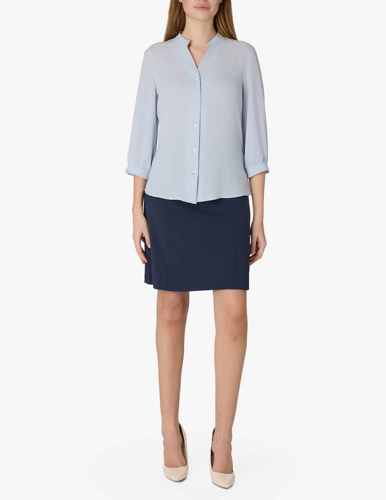 rinascente Elizabeth Ascot Buttoned stretch skirt