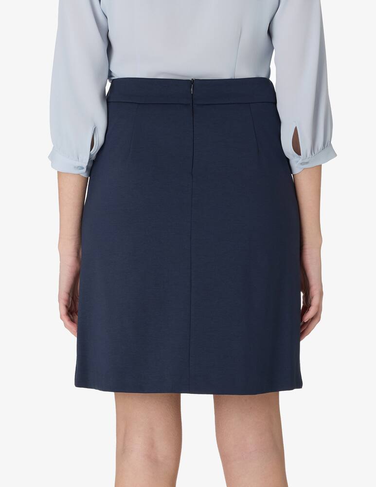 rinascente Elizabeth Ascot Buttoned stretch skirt