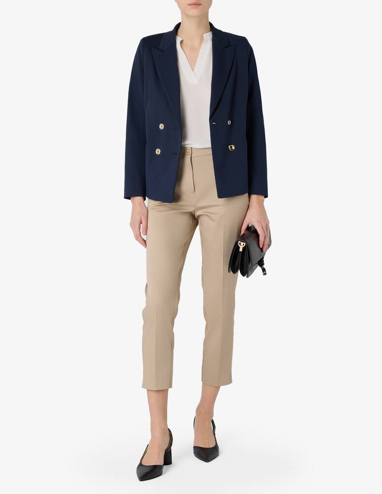 rinascente Elizabeth Ascot Blazer doppiopetto in cotone