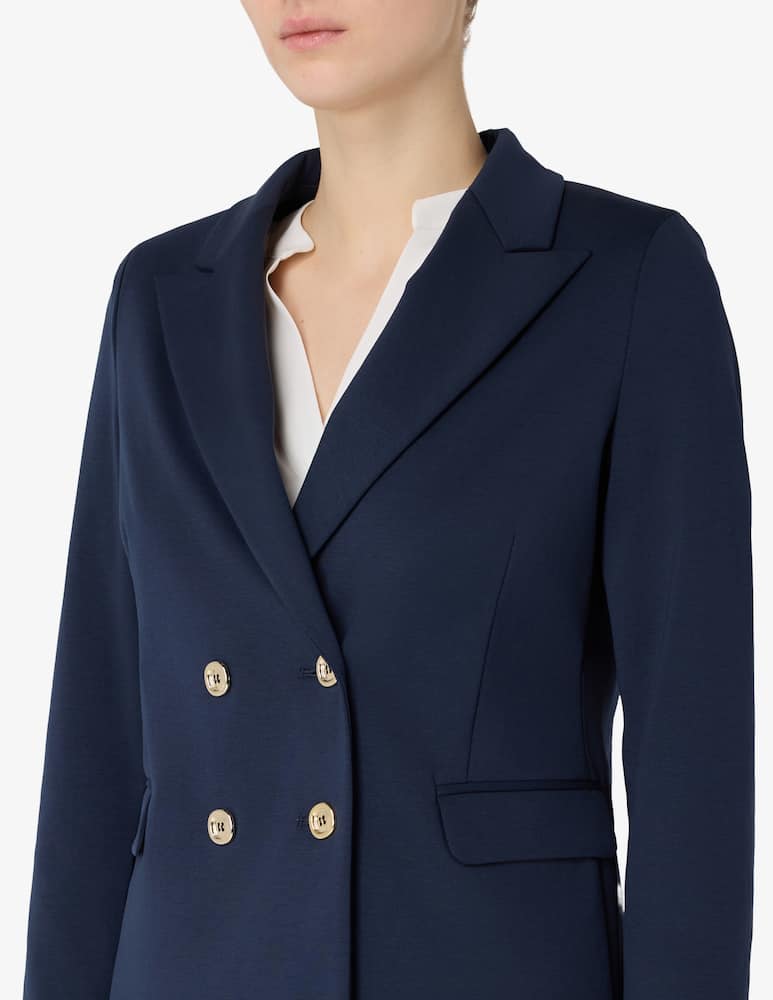 rinascente Elizabeth Ascot Blazer doppiopetto in cotone