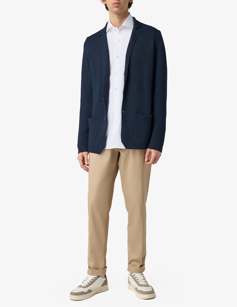 rinascente Misaky Honeycomb cotton knit jacket