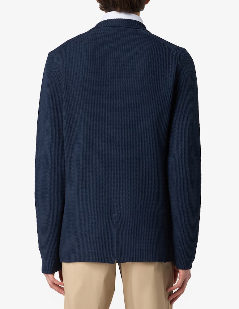 rinascente Misaky Honeycomb cotton knit jacket