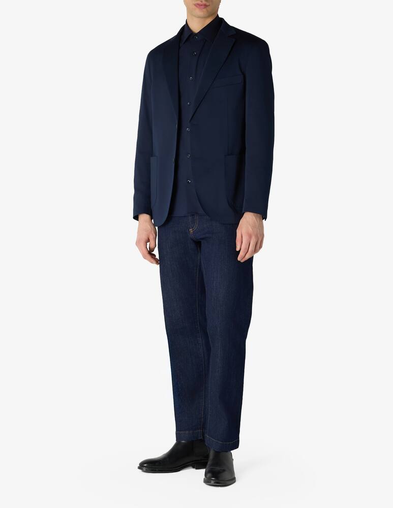 rinascente Misaky Modern fit stretch poplin shirt