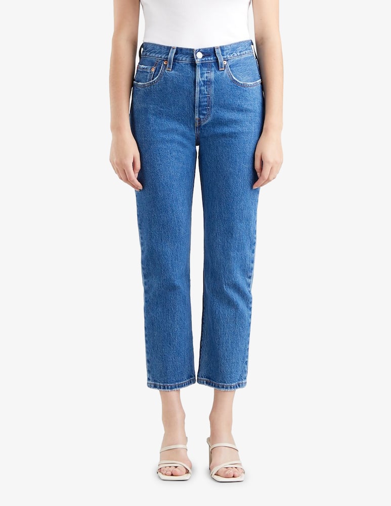 Levi's Crop indigo jeans l28 - picture 1 Levi's Crop indigo jeans l28 - picture 1