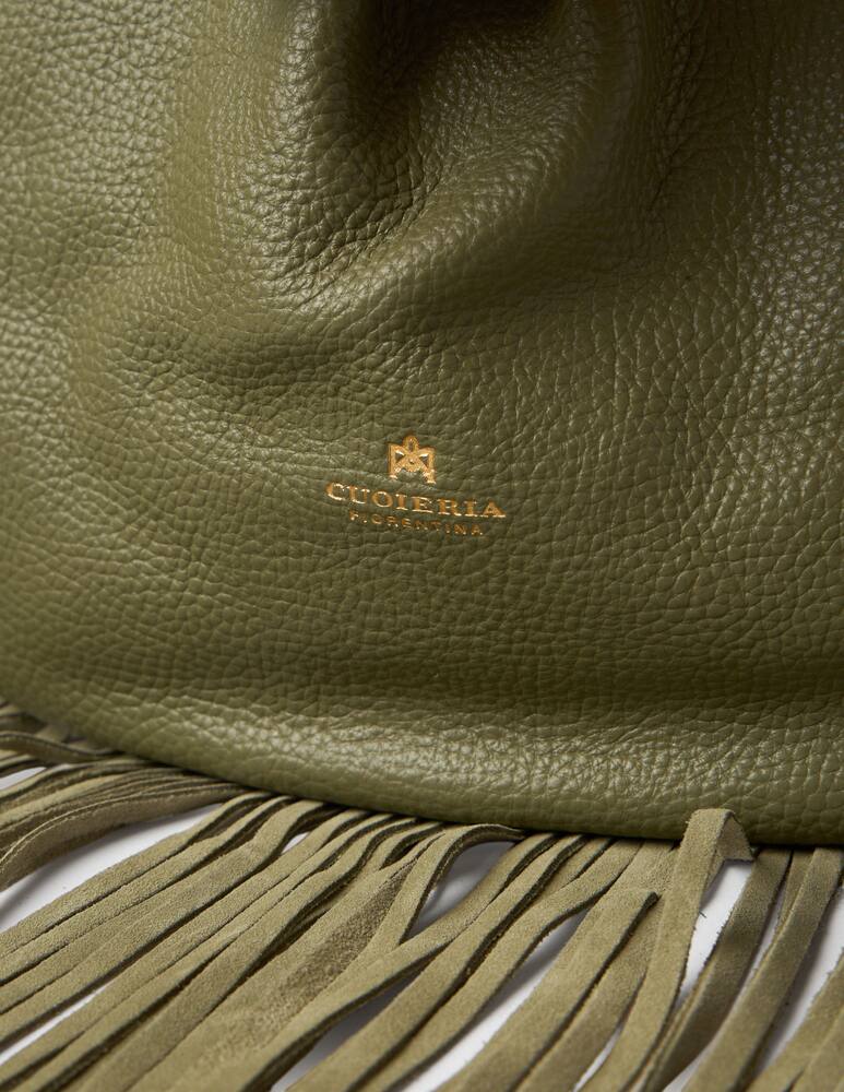 rinascente Cuoieria Fiorentina Borsa a tracolla con frange