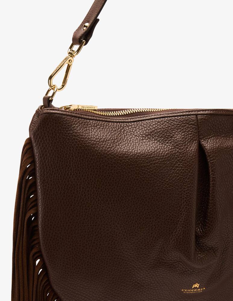 rinascente Cuoieria Fiorentina Borsa Pochette large con frange