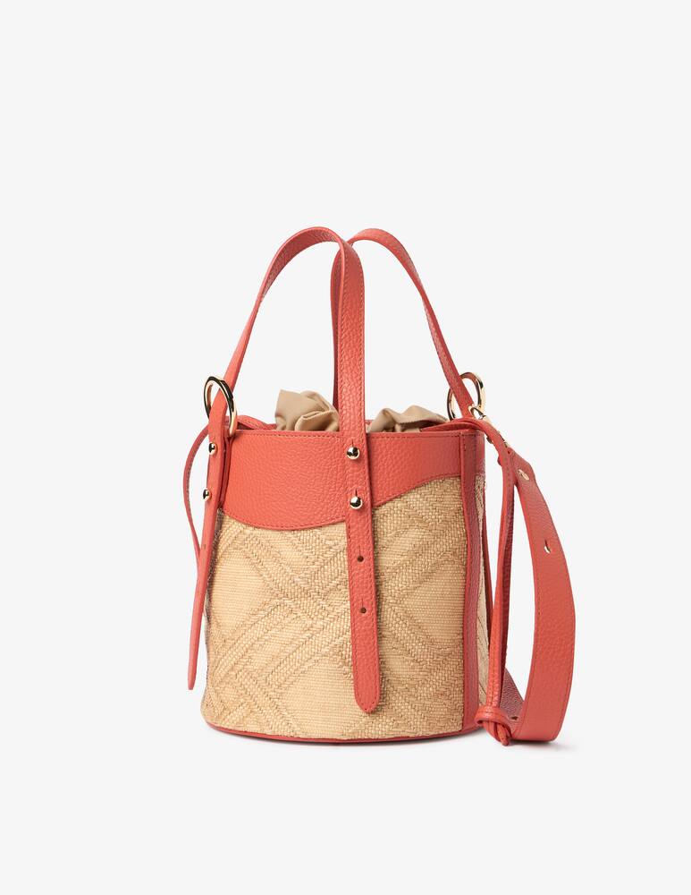 rinascente Cuoieria Fiorentina Woven bucket bag