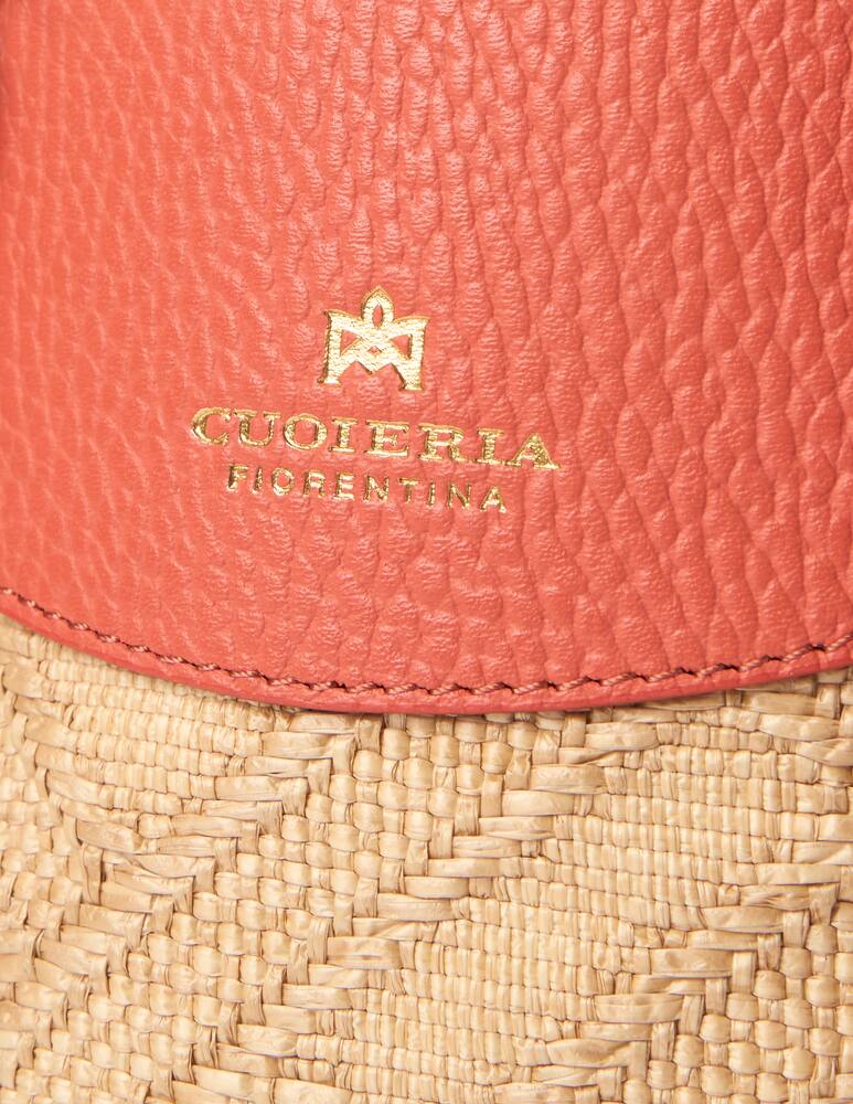 rinascente Cuoieria Fiorentina Woven bucket bag