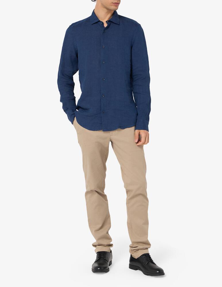 rinascente Sartoria Italiana Linen blend striped shirt