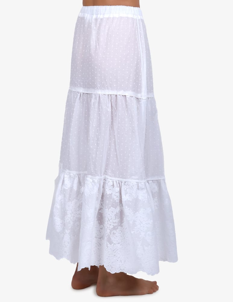 rinascente Delfina Susy cotton eyelet skirt