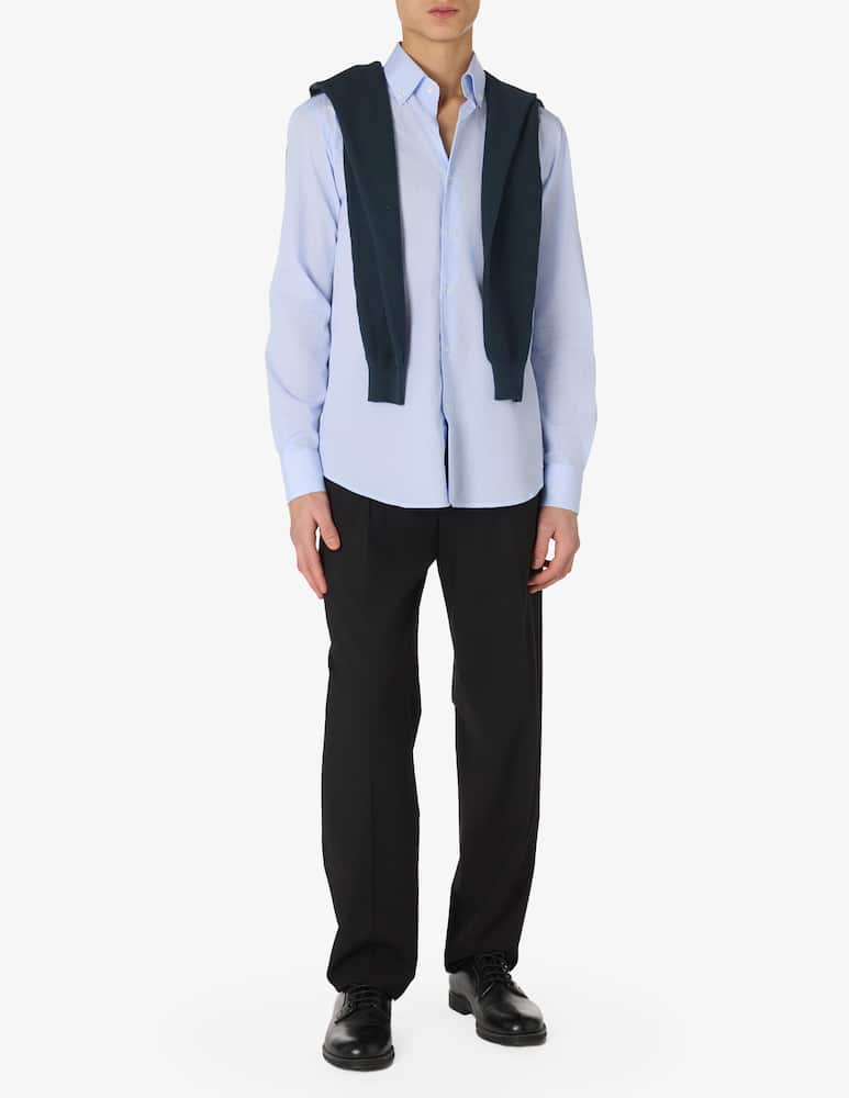 rinascente Sartoria Italiana Micro check shirt