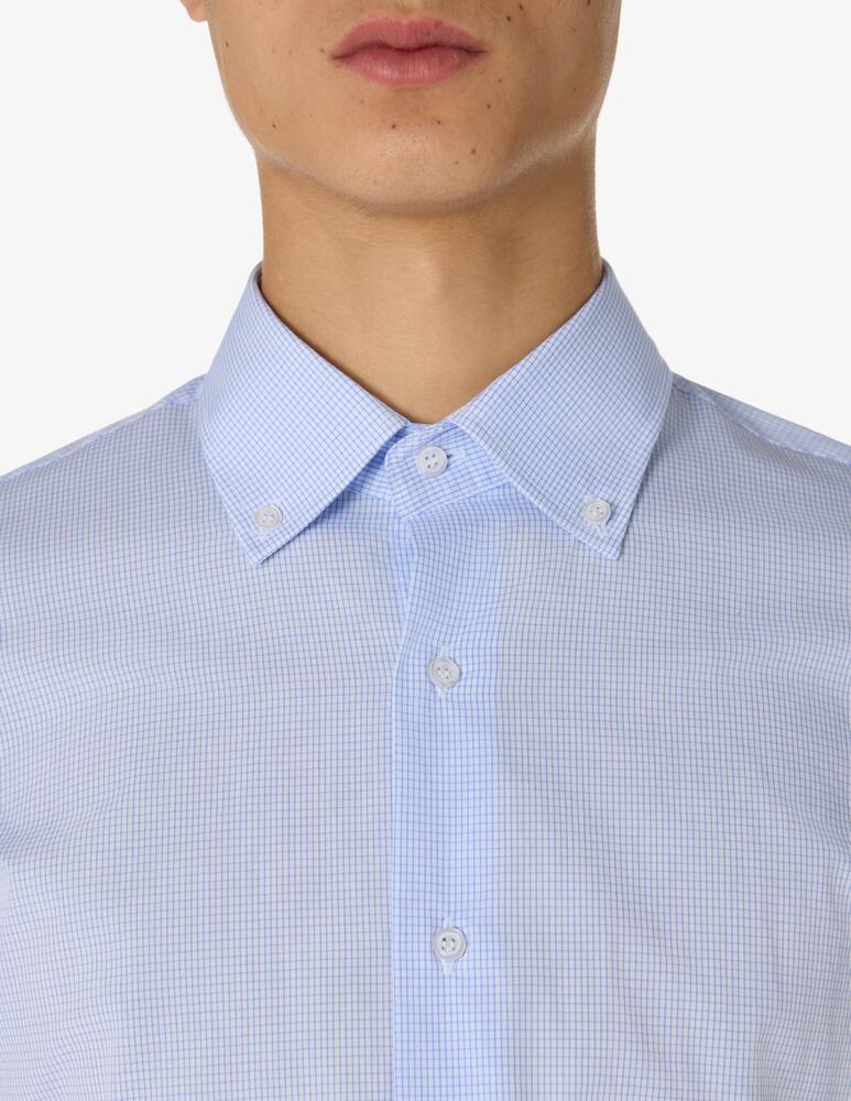 rinascente Sartoria Italiana Micro check shirt