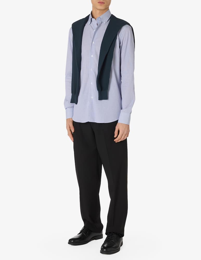 rinascente Sartoria Italiana Micro check shirt