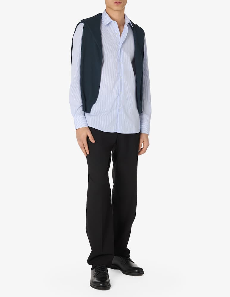 rinascente Sartoria Italiana Twill easy care shirt