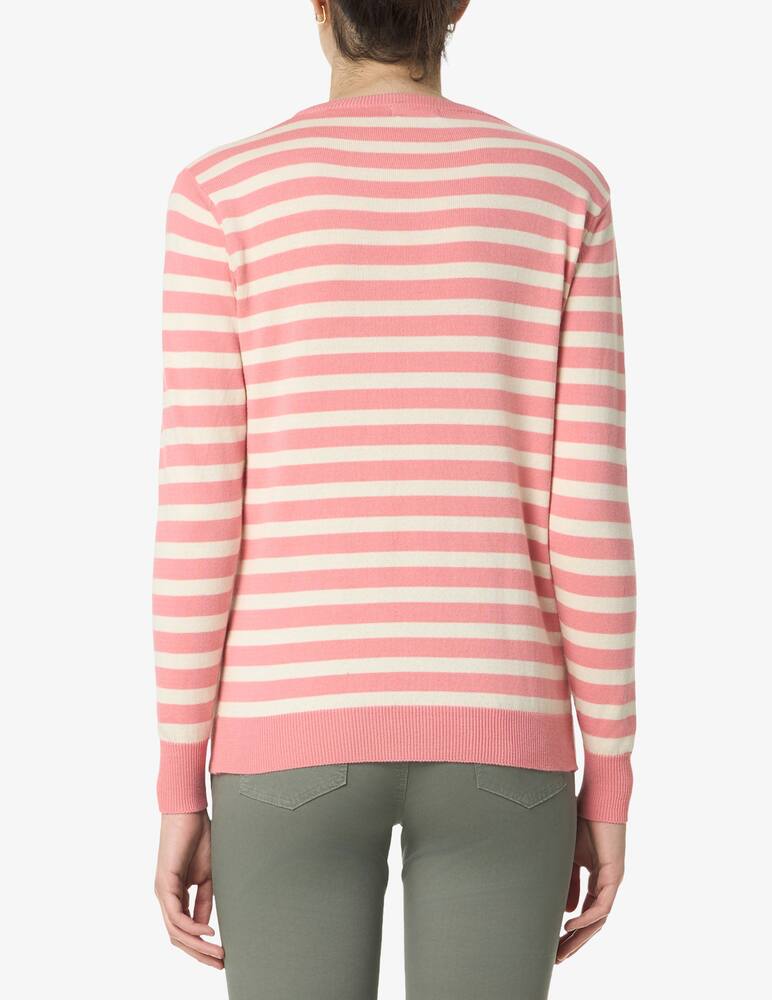 Elizabeth Ascot Striped cotton jumper - picture 3
