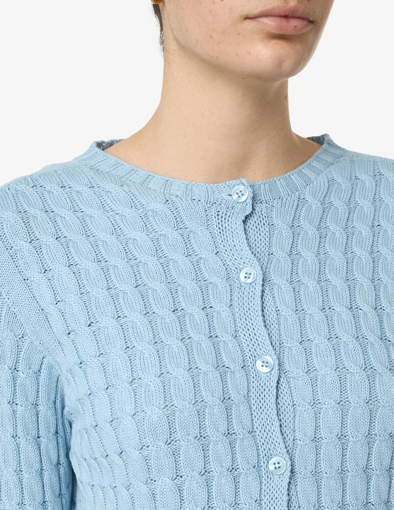 rinascente Elizabeth Ascot Cable knit cardigan