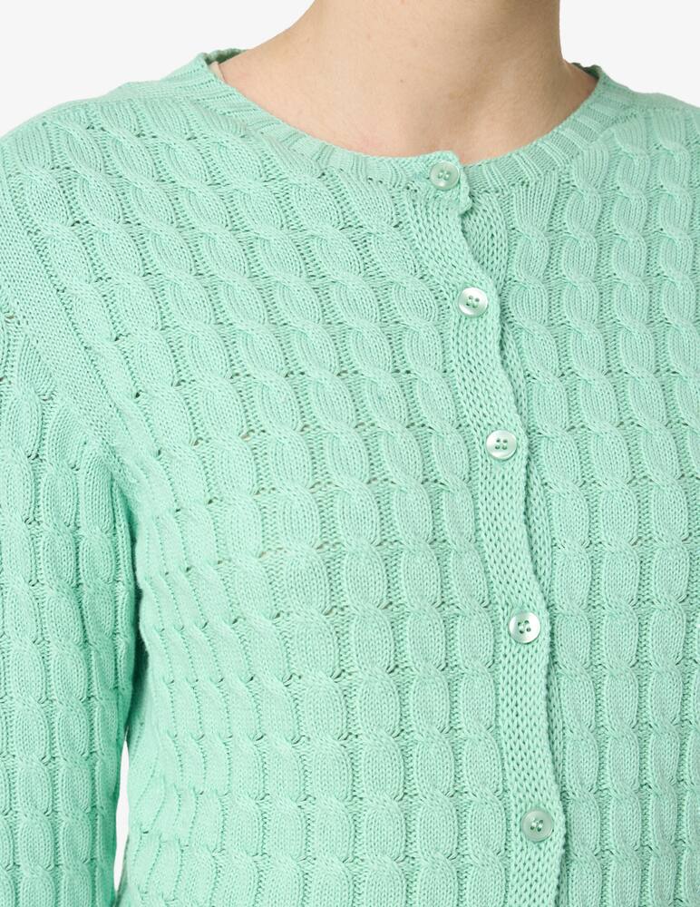 rinascente Elizabeth Ascot Cardigan in cotone