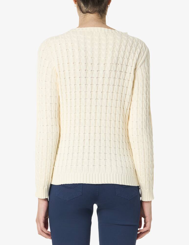 Elizabeth Ascot Barc cable-knit jumper - picture 3 Elizabeth Ascot Barc cable-knit jumper - picture 3