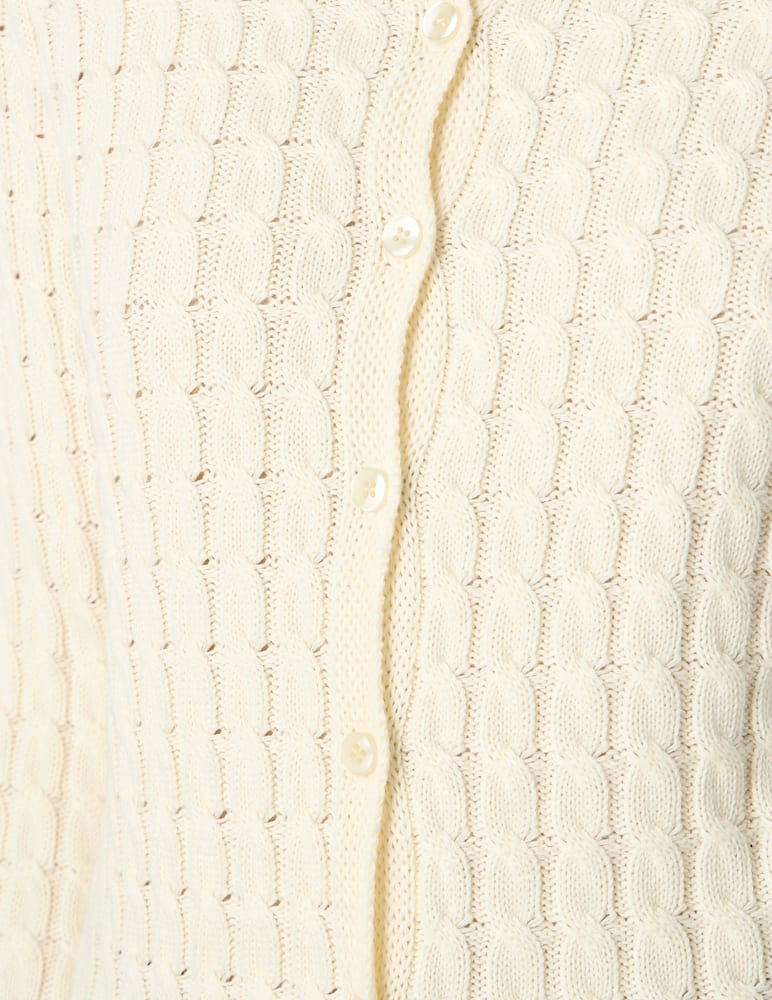 rinascente Elizabeth Ascot Cable knit cardigan