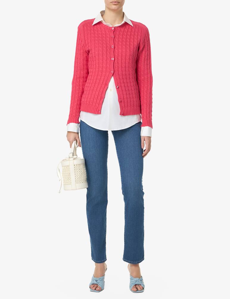 rinascente Elizabeth Ascot Cardigan in cotone