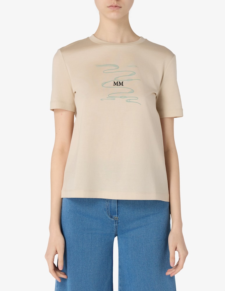 MM by MaxMara Graphic cotton t-shirt Max Mara - picture 1 MM by MaxMara Graphic cotton t-shirt Max Mara - picture 1