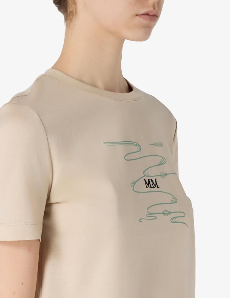 MM by MaxMara Graphic cotton t-shirt Max Mara - picture 4 MM by MaxMara Graphic cotton t-shirt Max Mara - picture 4