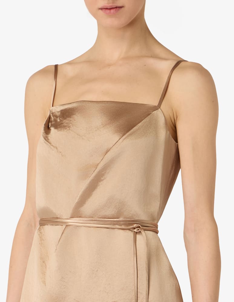 rinascente MM Trine satin slip dress Max Mara