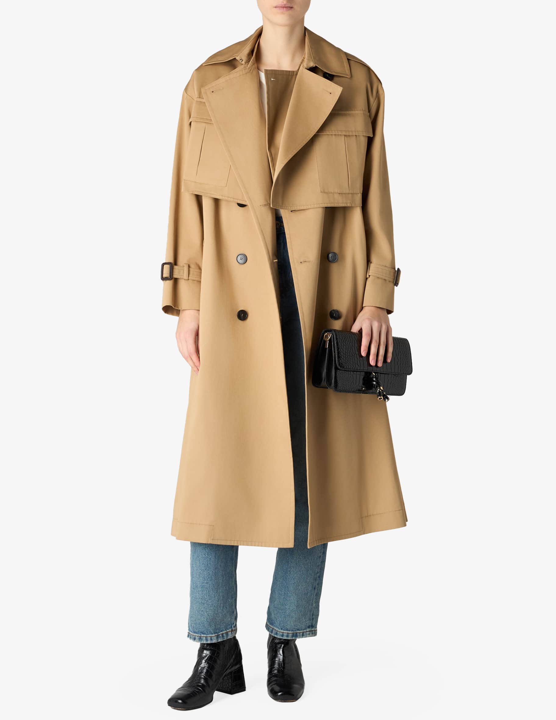 Shop Weekend Max Mara Vivetta trench coat on Rinascente
