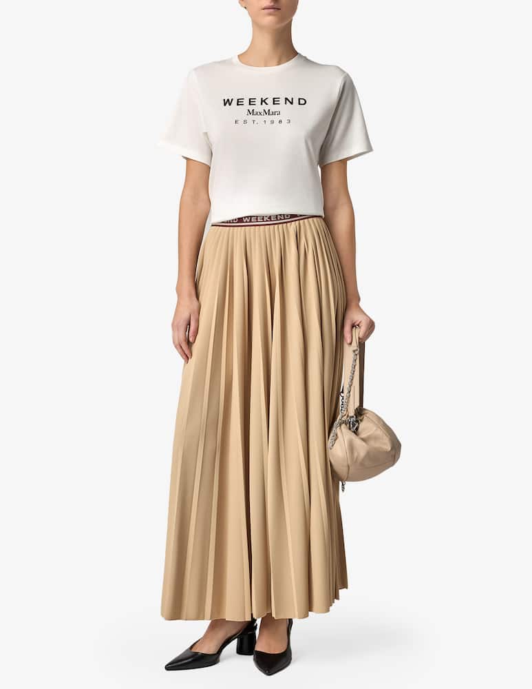 rinascente Weekend Max Mara Bleu pleated skirt