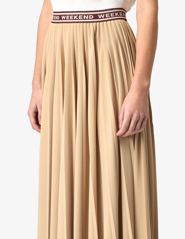 rinascente Weekend Max Mara Bleu pleated skirt