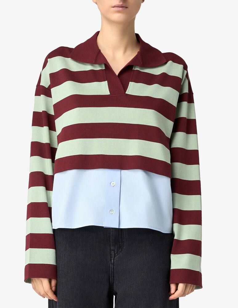 Weekend Max Mara Striped layered pullover - picture 1 Weekend Max Mara Striped layered pullover - picture 1