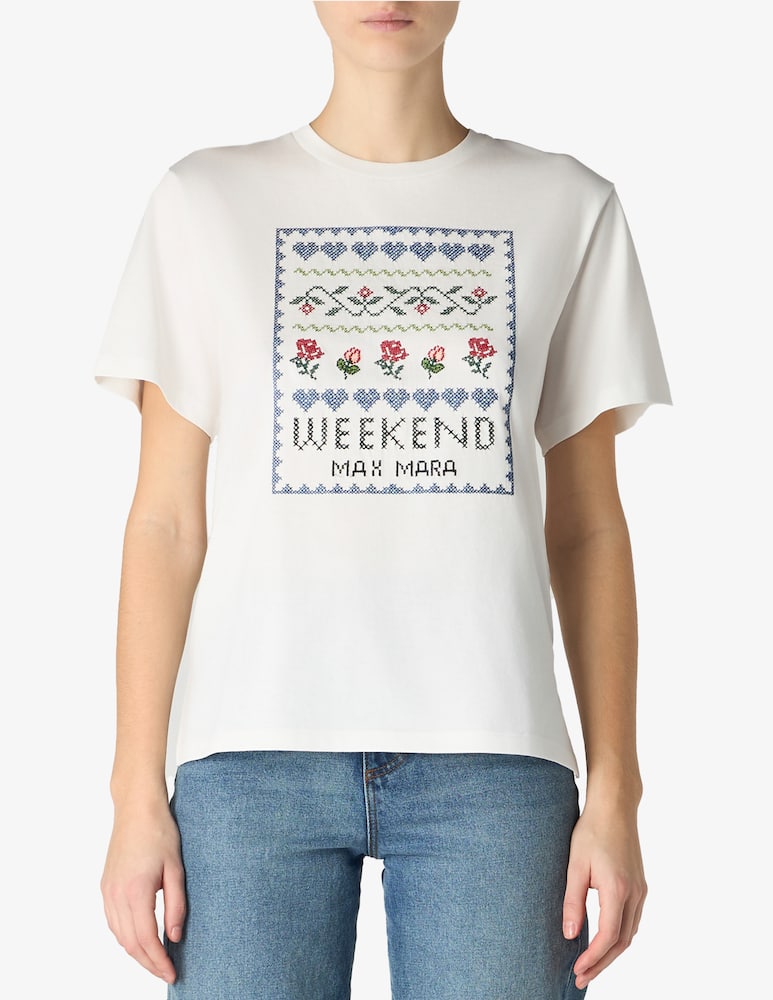 Weekend Max Mara T-shirt in cotone Cabina - immagine 1 Weekend Max Mara T-shirt in cotone Cabina - immagine 1