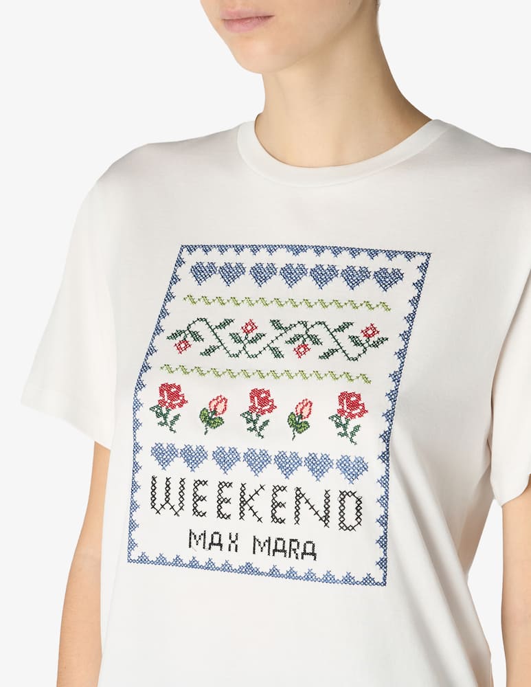 Weekend Max Mara T-shirt in cotone Cabina - immagine 4 Weekend Max Mara T-shirt in cotone Cabina - immagine 4