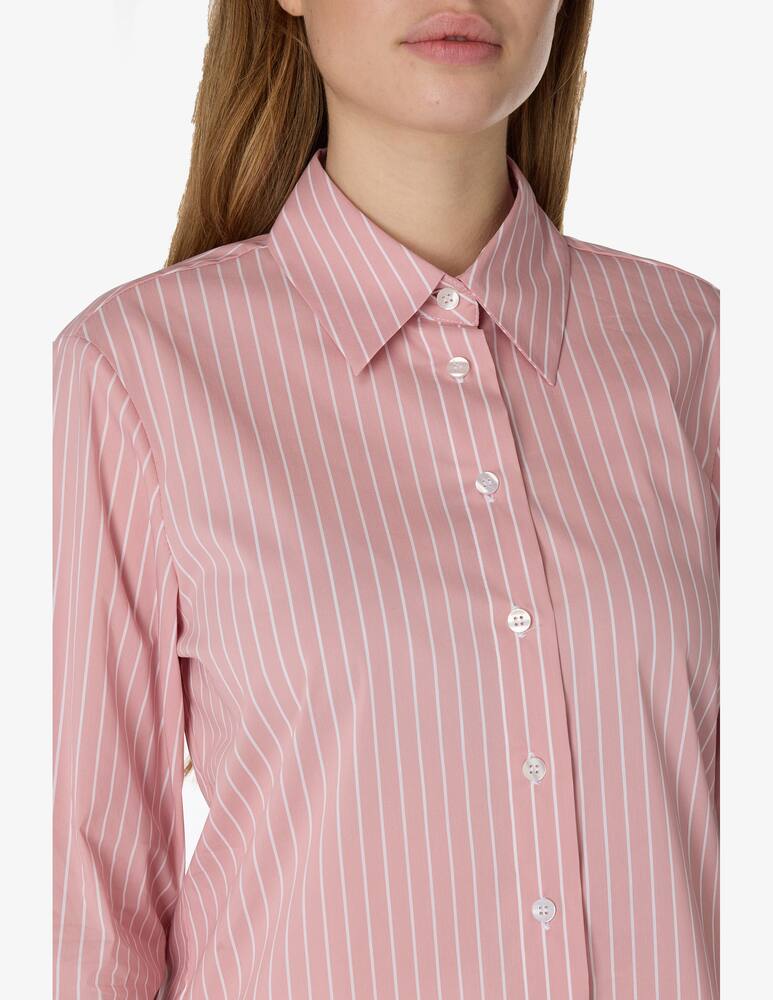 rinascente Elizabeth Ascot Pinstripe long-sleeve shirt