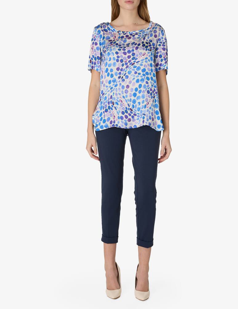 Elizabeth Ascot Swirl print blouse - picture 2