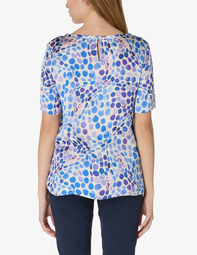 Elizabeth Ascot Swirl print blouse - picture 3