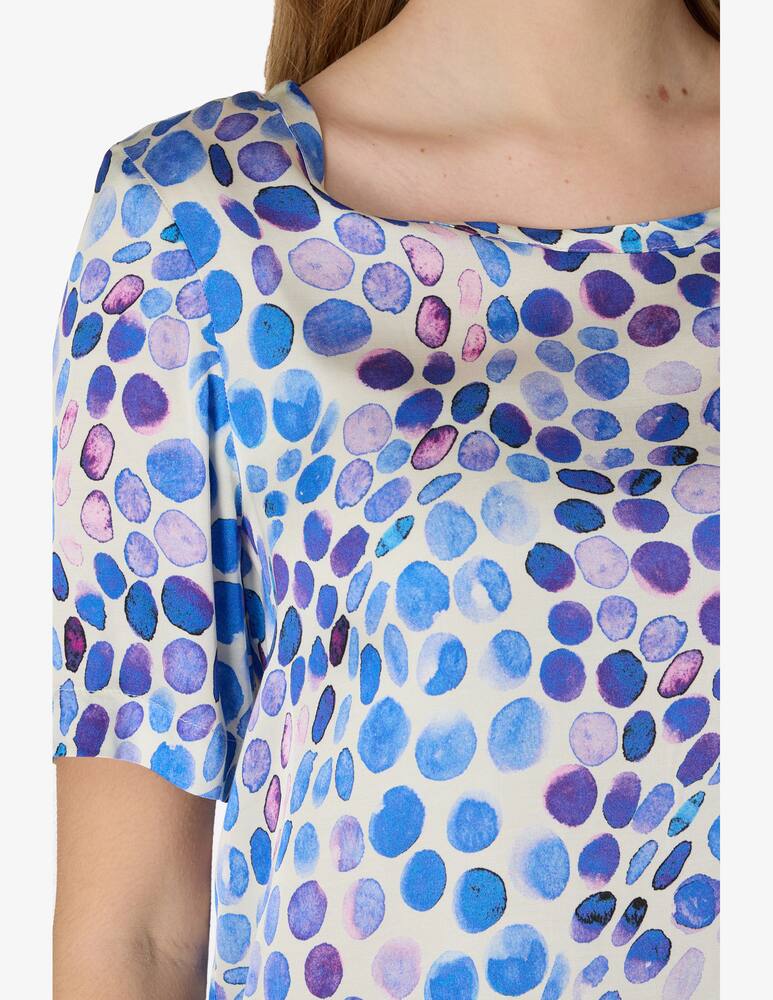 Elizabeth Ascot Swirl print blouse - picture 4