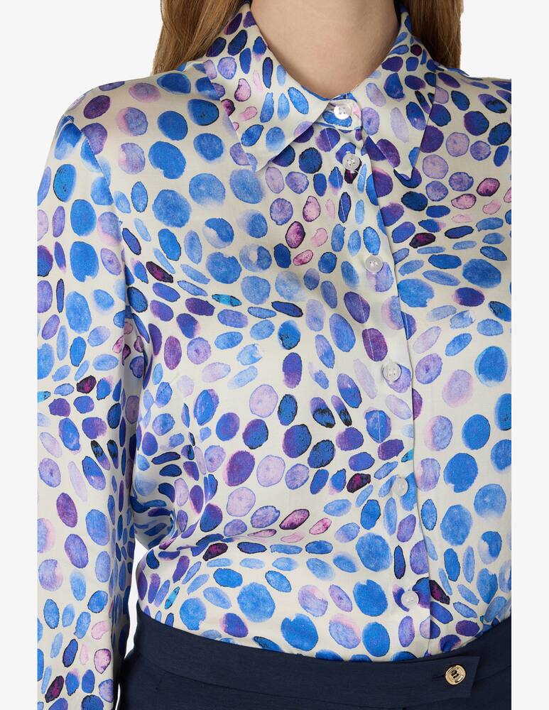 rinascente Elizabeth Ascot Camicia in viscosa a fantasia