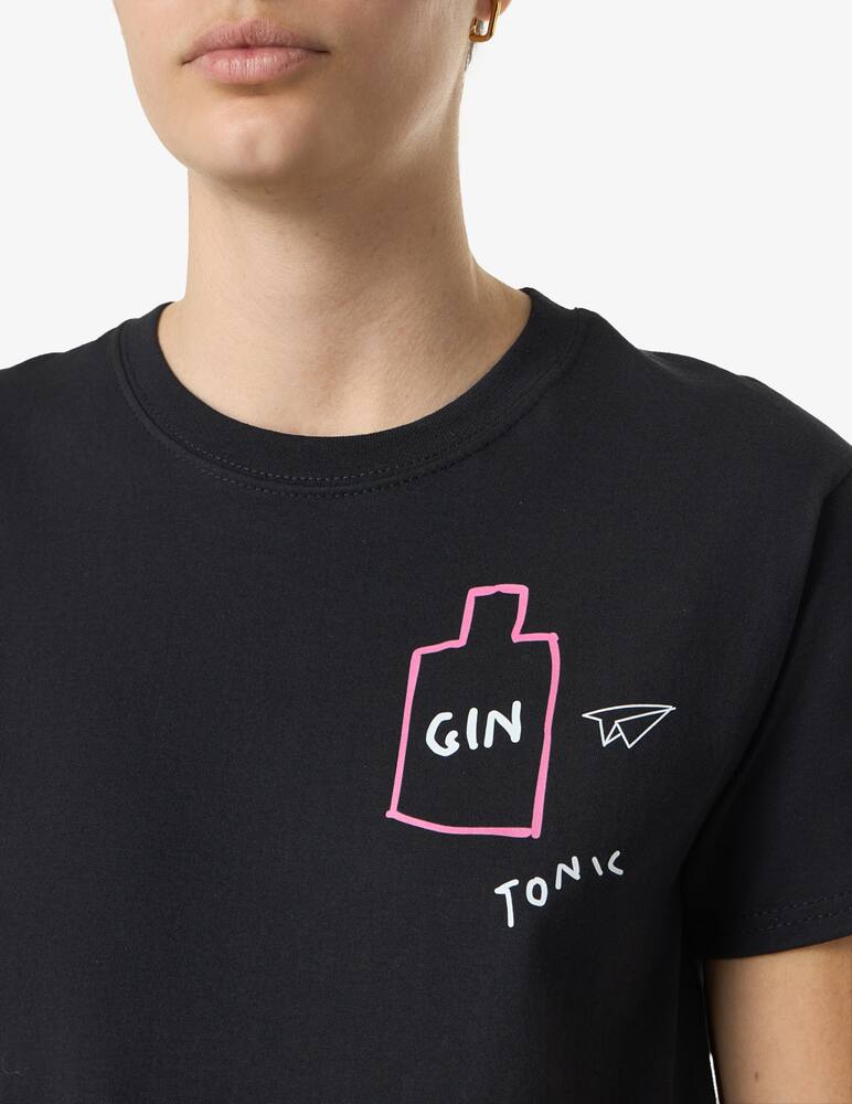 rinascente Linea Daria Beviamo gin t-shirt