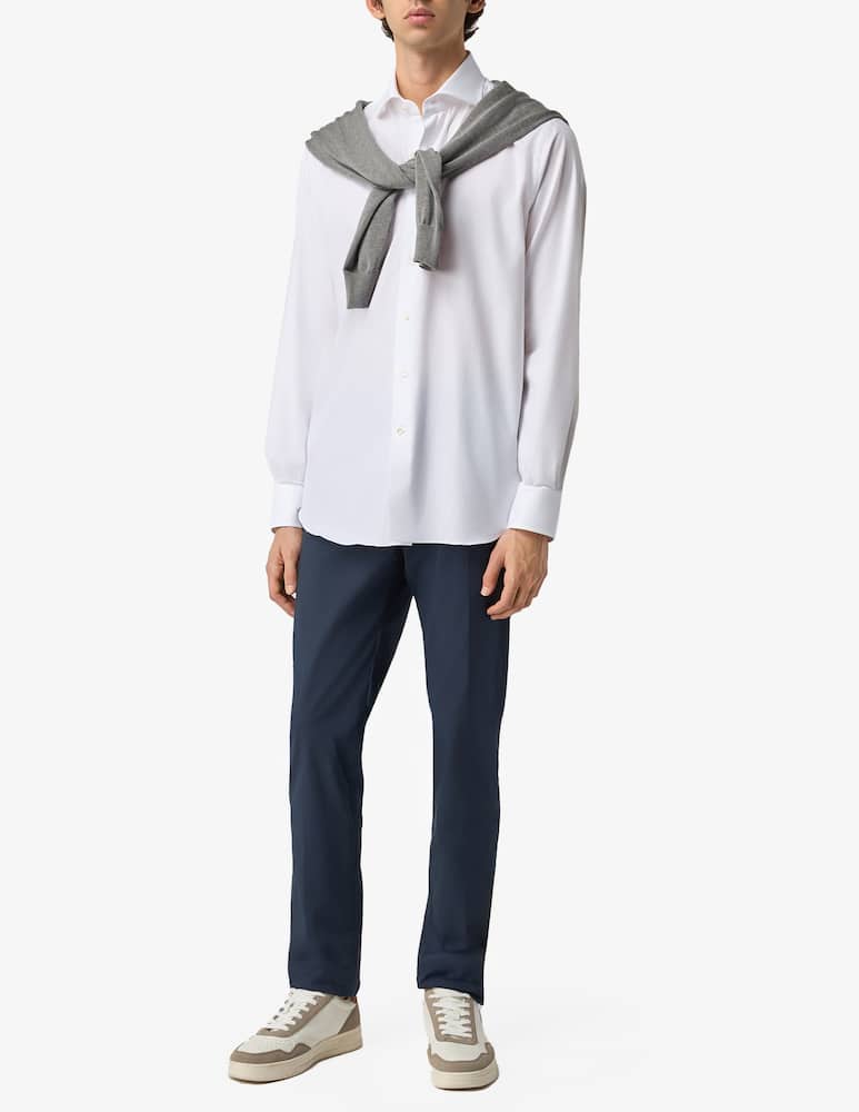 rinascente CC Collection Chino cotton-stretch trousers