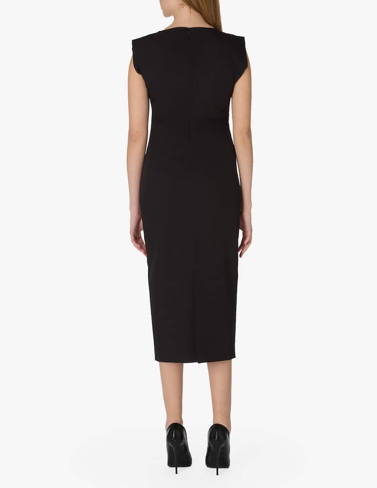 rinascente 24.7 Studio Shoulder accent midi dress