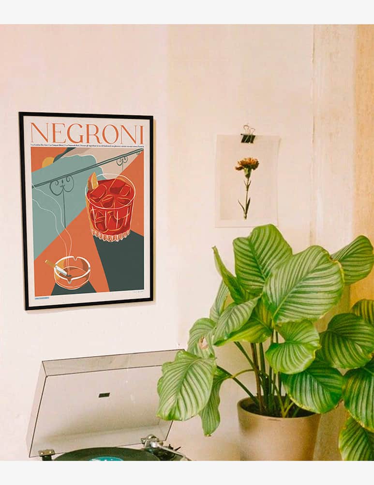 Santomanifesto Cornice Negroni Poster Con - immagine 1 Santomanifesto Cornice Negroni Poster Con - immagine 1