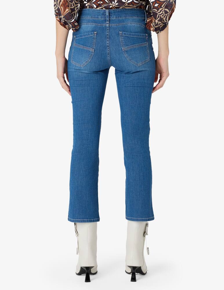 rinascente Elizabeth Ascot Denim flare trousers