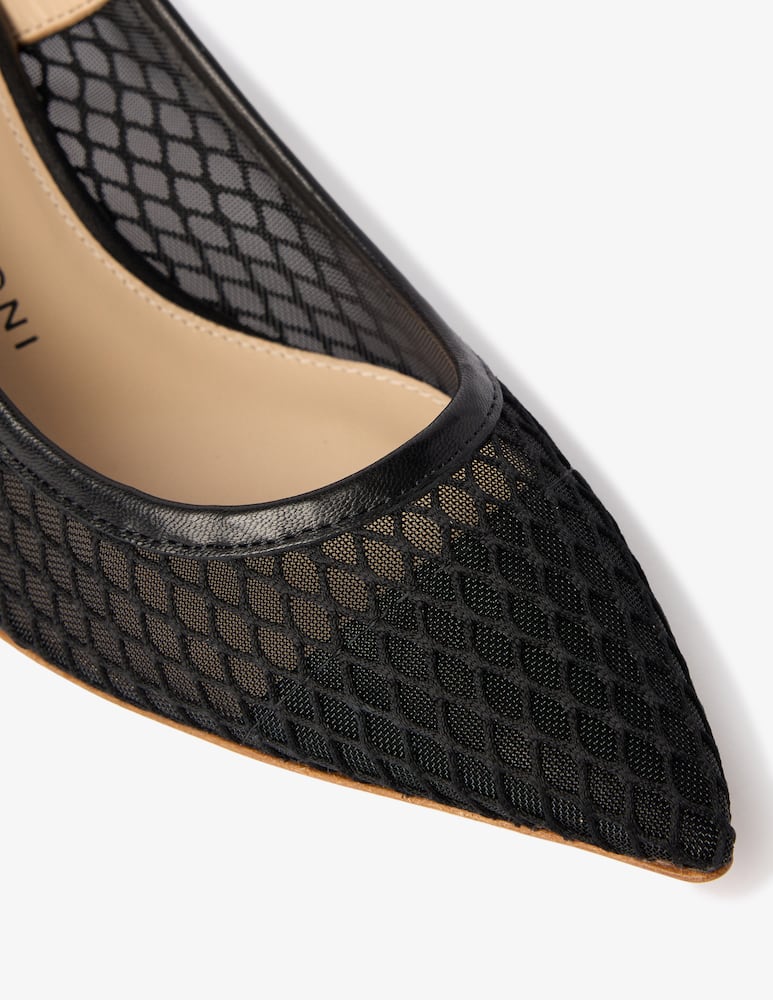 rinascente Fabio Rusconi Slingback mesh heels