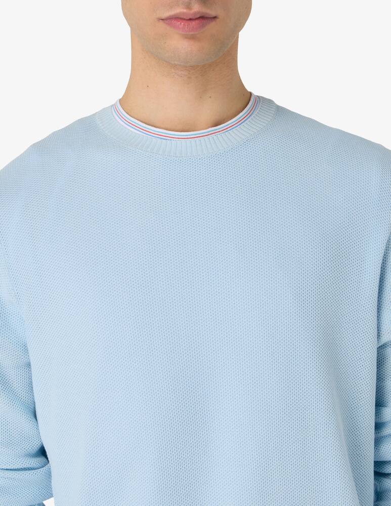 rinascente Ferrante Cotton honeycomb jumper